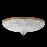 Roma Flush Mount Aged Brass Large By Schonbek