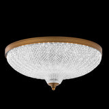 Roma Flush Mount Aged Brass Medium By Schonbek