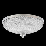 Roma Flush Mount Antique Nickel Medium By Schonbek