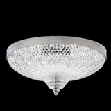 Roma Flush Mount Antique Nickel Small By Schonbek