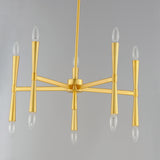 Rome Chandelier Satin Brass by Maxim Lighting