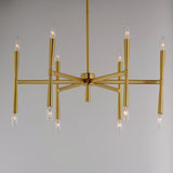Rome Chandelier Satin Brass by Maxim Lighting