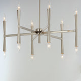 Rome Chandelier Satin Nickel by Maxim Lighting
