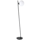 Rondo 4 Floor Lamp Black By Eglo