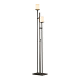 Rook Twin Floor Lamp, shown in Dark Smoke, by Hubbardton Forge