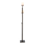 Rook Twin Floor Lamp, shown in Dark Smoke, by Hubbardton Forge