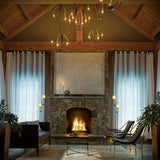 Rook Twin Floor Lamp lifestyle view by Hubbardton Forge