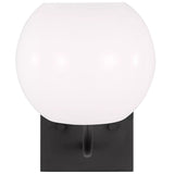 Rory One Light Bath Light Midnight Black By Generation Lighting