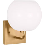 Rory One Light Bath Light Satin Brass By Generation Lighting - Side View4