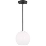 Rory Pendant Light Midnight Black By Generation Lighting - Front View1