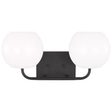 Rory Vanity Light Midnight Black By Generation Lighting Main View