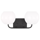 Rory Vanity Light Midnight Black By Generation Lighting Main View 2