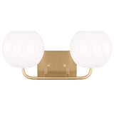 Rory Vanity Light Satin Brass By Generation Lighting Front View 3