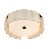 Roslington Flush Mount 12 Inch Matte Black by Eurofase - Integrated LED