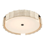 Roslington Flush Mount 24 Inch Matte Black by Eurofase - Integrated LED