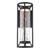 Roslyn Outdoor Wall Sconce By WAC Lighting Black Large