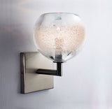 Round Bubble Elbow Sconce Brushed Brass Square By Siemon Salazar