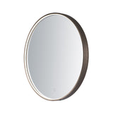 Round LED Mirror by ET2 - Anodized Bronze