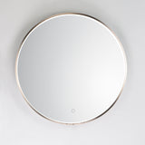 Round LED Mirror by ET2 - Anodized Bronze