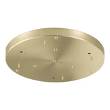 Round Multi-Pendant Ceiling Canopy - Oxidized