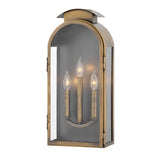 Rowley Wall Mount Lantern - Light Antique Brass - by Hinkley