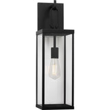 Rox Outdoor Wall Lantern — Medium, Textured Black