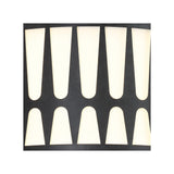 Royston Flush Mount 18'' Black