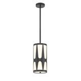Royston Mini Pendant 7'' Black