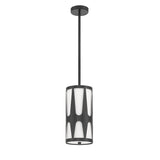 Royston Mini Pendant 7'' Black