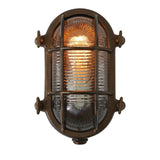 Ruben Small Oval Bulkhead - Antique Brass