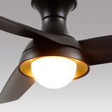 Rubio H 54 Inch Ceiling Fan Matte Black By Alora Detailed View