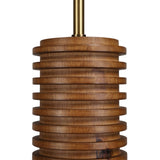 Rue Pendant Light Stained Walnut By Renwil Detailed View 2