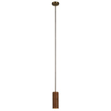 Rue Pendant Light Stained Walnut By Renwil Main View 3