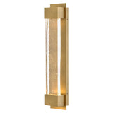 Rune Wall Mount Lantern - Large, Heritage Brass