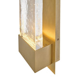 Rune Wall Mount Lantern - Large, Heritage Brass