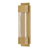 Rune Wall Mount Lantern - Small, Heritage Brass