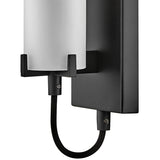 Ryden Medium Wall Sconce Black By Hinkley - Detailed View