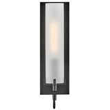 Ryden Medium Wall Sconce Black By Hinkley - Front View