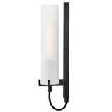 Ryden Medium Wall Sconce Black By Hinkley - Side View