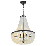 Rylee Empire Chandelier 18.75" Matte Black