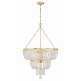Rylee Tiered Chandelier 24.75" Antique Gold
