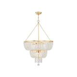 Rylee Tiered Chandelier 24.75" Antique Gold