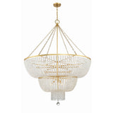 Rylee Tiered Chandelier 48.5" Antique Gold