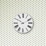 Arne Jacobsen Roman Wall Clock, Small, Ø: 6.3" By Arne Jacobsen