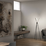 STRFL 3K Star Floor Lamp Black By DALS - Lifestyle View