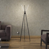 STRFL 3K Star Floor Lamp Black By DALS - Lifestyle View 1