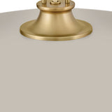 Sadie Dome Pendant Large Lacquered Brass By Hinkley - Detailed View