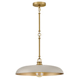 Sadie Dome Pendant Large Lacquered Brass By Hinkley