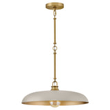 Sadie Dome Pendant Large Lacquered Brass By Hinkley