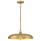 Sadie Dome Pendant Large Lacquered Brass Lacquered Brass By Hinkley